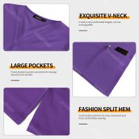 Ropa quirúrgica para Hospital, uniforme médico, conjunto exfoliante para mujer, accesorios para médico y enfermera, conjunto exfoliante para clínica Dental, ropa de trabajo para salón de belleza - details 13