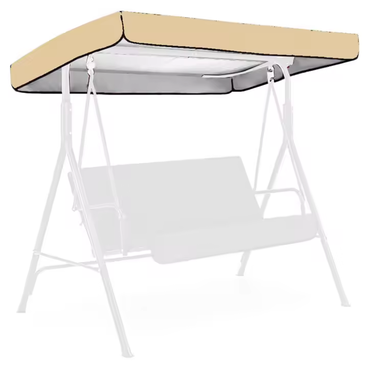 Cubierta de dosel de asiento de columpio de jardín, protección solar impermeable para jardín, silla de columpio al aire libre, Banco de Patio - 1