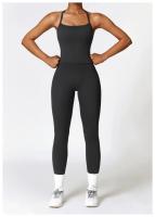 Mallas de Yoga de cintura alta para mujer, pantalones de secado rápido para ejercicio físico, ropa deportiva para gimnasio - details 35
