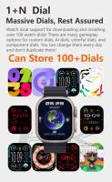 HK9 ultra 2 Max reloj inteligente, dispositivo con inteligencia Artificial IA, detección de frecuencia cardíaca, recordatorio de información, 1GB, AMOLED, novedad de 2024 - details 6