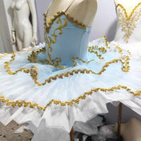 Leotardos de Ballet para mujer, falda de tutú de Ballet profesional, disfraces de actuación de grupo, 2023 - details 3