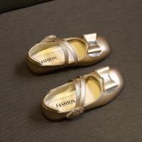 Zapatos de cuero para niñas, zapatillas planas de princesa con pajarita, zapatos de flores para niñas, zapatos planos informales para niños, zapatos de tacón bajo para baile y boda, suaves - details 20