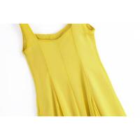 Vestido midi popular de moda femenina europea y americana con correa ancha para el hombro - details 8