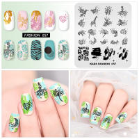 Placa de Estampado de Uñas KADS con Patrones de Flores y Vallas Artículos de Decoración de Moda Herramientas de DIY para Uñas Esmalte de Gel - details 2