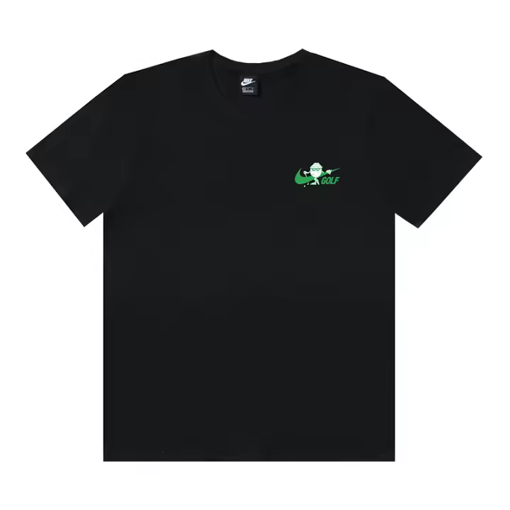 Camisa informal de algodón con dibujos animados de grafiti para hombre, camisa de manga corta transpirable deportiva de Golf, novedad de verano - 1