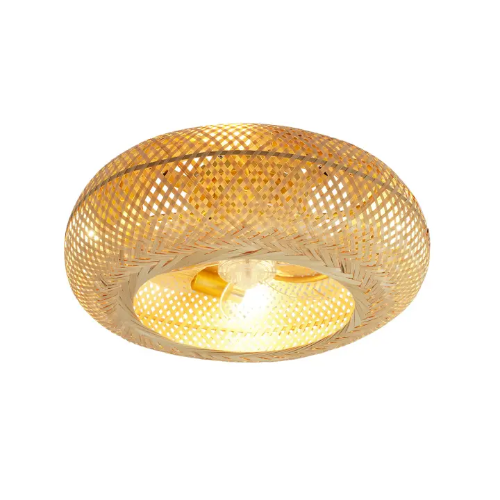 Luz de ventilador de techo de 20 pulgadas, luz de ventilador de techo con control remoto para dormitorio, sala de estar, cocina, comedor, pasillo - 1