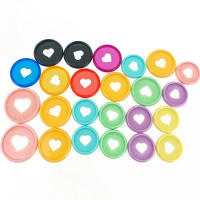 Hebilla de encuadernación con agujero De Seta, discos de disco de corazón de amor de 24mm, anillo adecuado para hojas sueltas, Bloc de notas, planificador, diario, Libro de Negocios - details 8