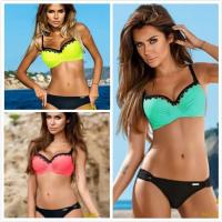 Bikini con tirantes para mujer, lencería de peluche con espalda cruzada y tiras, Monokini de micro una pieza, traje de baño Sexy - details 0