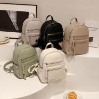 Nueva mochila para mujer 2025 mochila pequeña para mujer de color sólido bolso de viaje personalizado de moda versión coreana para mujer - details 29