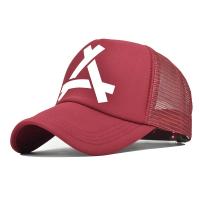 Gorras de béisbol de malla triangular en relieve para mujer, gorras Snapback de malla transpirable, gorras deportivas informales rojas y negras, gorra Unisex para hombre y pesca - details 11