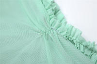 BUNO-vestidos de fiesta de malla irregulares, novedad de 2024, vestido ceñido con tirantes finos, vestido largo fruncido a la moda para mujer - details 52