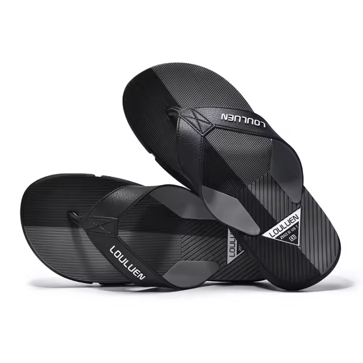 Chanclas de hombre Eva Cool, zapatillas antideslizantes para el hogar, zapatillas deportivas de goma con suela gruesa, sandalias de exterior para hombre. - 1