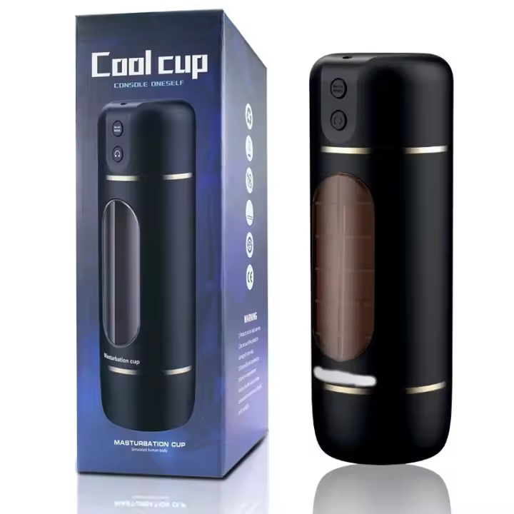 Masturbador masculino automático, juguete Sexual de bolsillo para adultos, con vibrador, succión de empuje - 1