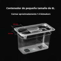 Contenedor Sous Vide de 6L Machina de Asado de Carne con Tapa Cocina Lenta de Inmersión para Almacenamiento de Alimentos Material de Plástico Duradero - details 5