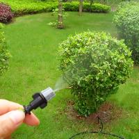 Pulverizador de invernadero de 200 piezas, boquilla atomizadora de interfaz gris de 6mm, sistema de riego agrícola, boquilla de nebulización, pulverizador de agua para jardín - details 4