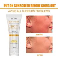 Crema protectora solar fresca anti-UV, blanqueamiento, control de aceite, hidratante 40 g - details 1