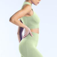 Dynamic 1/4 Zip Tank Chaleco deportivo de yoga para mujer Color sólido Ajuste ajustado Traje de fitness suave para mujer Traje de yoga Top Gimnasio Running Traje de ciclismo - details 17