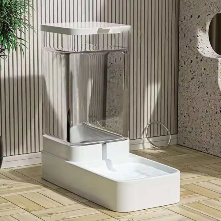Alimentador Automático de Alta Capacidad Recipiente de Alimentos Transparente para Perros y Gatos - 1