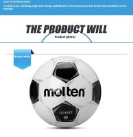 Molten1000BY Balón de fútbol soccer Tamaño 5 Cuero suave resistente al desgaste PU para competición y entrenamiento - details 5