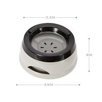 Cuenco Plegable de Acero Inoxidable para Mascotas Cuenco de Comida Vertical Alto para Gatos y Perros Protector de Cuello Cuenco de Plástico Portátil para Perros - details 0