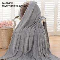 Manta de Vellón de Franela Gris Suave Cálida Cubierta de Cama para Adultos y Niños - details 8