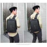 Mochila Impermeable Ultraligera para Hombre Mochila Elegante para Libros Mochila Portátil de 15,6