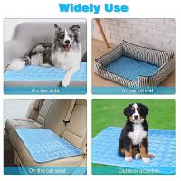 Almohadilla de hielo para mascotas, alfombrilla de refrigeración para perros pequeños y grandes, cama de verano para perros - details 3