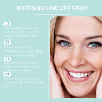 Manchas de aliento fresco, sarro dental, limpieza profunda, olor, sabor limpio, spray para cuidado bucal - details 5