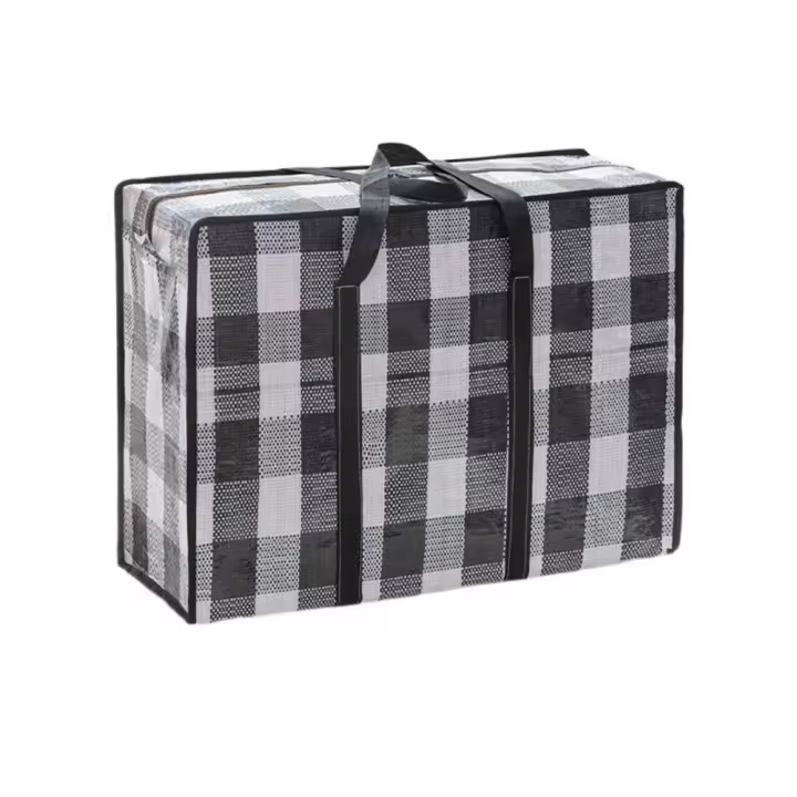 Bolsa de paquete móvil negra, bolsa de almacenamiento de ropa para edredón de gran capacidad, impermeable, a prueba de polvo, bolsa de embalaje de equipaje, manta - 1