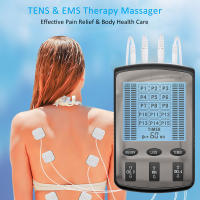 Masajeador Eléctrico TENS de 15 Modos Estimulador Muscular EMS para Alivio del Dolor en Cuello y Espalda Herramienta de Terapia Física con Electrodes - details 2
