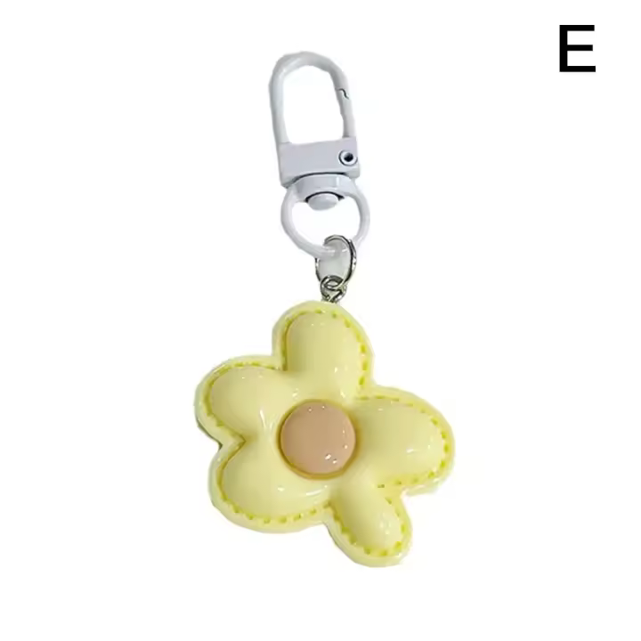 Llavero de flores coloridas ndy, bonito adorno para mochila, joyería para bolso - 1