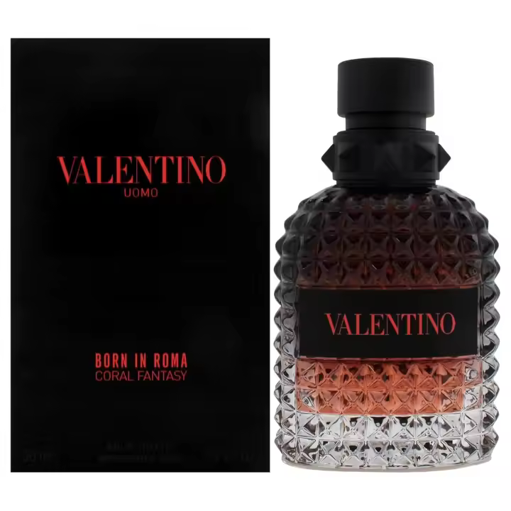 Uomo Born In Roma Coral Fantasy para hombres - Spray EDT de 1.7 oz - 1