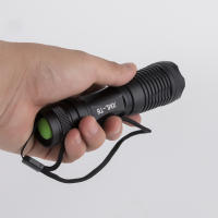 Mini linterna LED táctica portátil con enfoque Zoom, alta potencia, Camping, impermeable, largo alcance - details 1