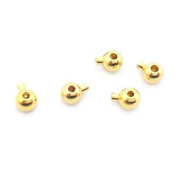 Clips de Brasso Dorado 18K 20PCS Estilo de Sujeción de Bola Ideal para Hacer Joyas DIY - details 11