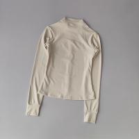 Traje de Yoga de Alta Gama Collar Alto Deportivo Abrigo Largo A prueba de viento para Correr y Entrenar Camisetas y Topes de China - details 2