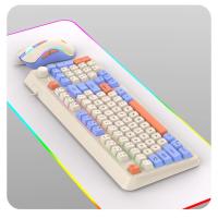 K820 USB juego con cable teclado ratón conjunto iluminado escritorio/portátil hogar Oficina teclado masculino femenino - details 4