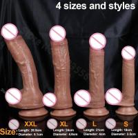 Embalaje privado, consolador enorme Sexy, pene, juguetes sexuales, Sexshop, masturbadores para juguete sexual anal, consoladores sexuales para mujer, silicona suave de doble capa - details 4