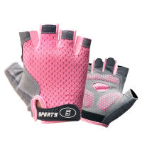 Guantes antideslizantes de medio dedo para niños, protectores de Palma gruesos, cuero de imitación, resistentes a las roturas, ciclismo, Escalada, Deportes, 1 par - details 2