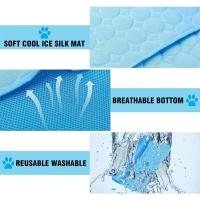 Alfombrilla Refrescante para Mascotas Autorentable, Lavable, Tapiz de Dormir de Seda de Hielo para Perros y Gatos en Verano - details 4