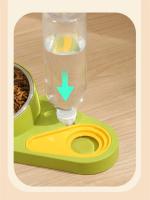 Cuenco piezas para gatos, comedero para mascotas, tazón de comida para perros y gatos, dispensador de agua, tazón doble, plato a - details 4