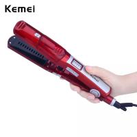 Plancha de pelo y rizador Kemei KM-3011 para niñas con vapor para uso doméstico - details 0
