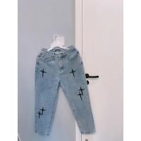 Pantalones Vaqueros Estampados para Hombre Ropa Nueva, Pantalones Vaqueros Holgados de Pierna Ancha, Moda Coreana, Drapados, Rectos, Informales, Sueltos - details 9