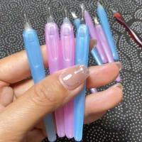 Juego de Tusos V para Uñas Pusher en Forma de V, Cortador de Cutículas, Herramientas de Manicura y Pedicura, 10 Piezas - details 2