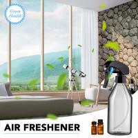 Botellas de Spray de plástico para soluciones de limpieza, contenedor vacío reutilizable de 10OZ con pulverizador de gatillo negro duradero, paquete de 3 - details 2
