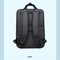 Mochila multifuncional para portátil de 15,6 pulgadas, mochila de viaje de negocios, impermeable, negra, para estudiantes, bandolera para hombre, portátil, bolsa para ordenador - details 4