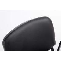 Silla Confidente Ken Pro En Cuero Sintético I Silla De Conferencia con Base De Metal Negro I Silla De Oficina Sin Ruedas I Color:, Color:Negro - details 6