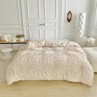 Juego de cama giratorio tridimensional, funda nórdica Dou ded, diseño de corbata de flores de calidad - details 13