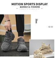 Moda Otoño Invierno nuevas de cuero corte alto suela gruesa deportes versátiles, cómodos y ligeros mecha casual para hombres - details 2