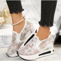 zapatos sin cordones para mujer zapatos casuales con tacón de cuña - details 5