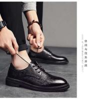 Nuevo británico de gama alta de otoño e invierno, zapatos de cuero formales de versión coreana puntiagudos para hombres - details 4